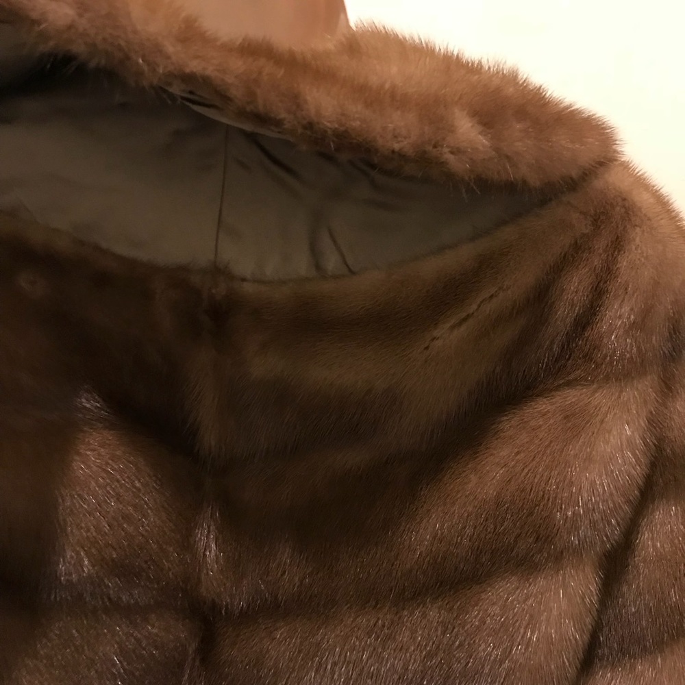 Ferris Brothers Custom Made Mink Shawl - image 3